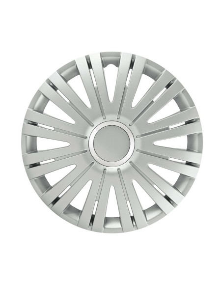 Set 4 copricerchi universali Active Silver in ABS 16 