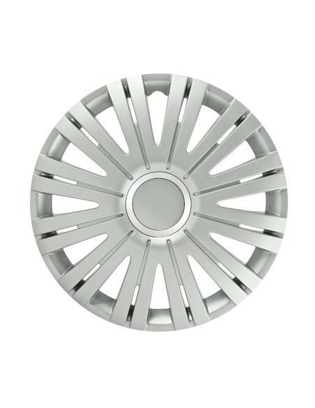 Set 4 copricerchi universali Active Silver in ABS 15  Set 4 copricerchi universali Active Silver in ABS 15