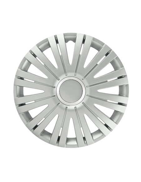 Set 4 copricerchi universali Active Silver in ABS 15 
