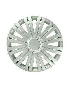 Set 4 copricerchi universali Active Silver in ABS 14