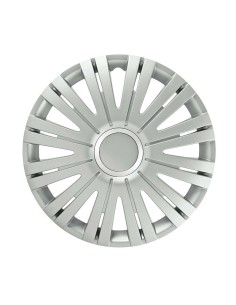 Set 4 copricerchi universali Active Silver in ABS 13 