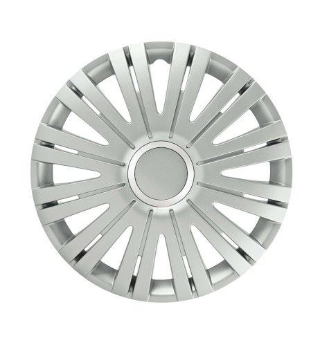 Set 4 copricerchi universali Active Silver in ABS 13