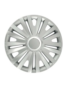 Set 4 copricerchi universali Royal Silver in ABS 13 