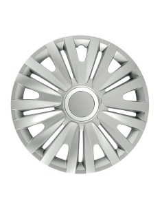 Set 4 copricerchi universali Royal Silver in ABS 16 