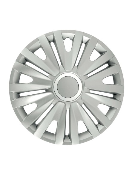 Set 4 copricerchi universali Royal Silver in ABS 16  Set 4 copricerchi universali Royal Silver in ABS 16