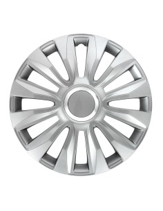 Set 4 copricerchi universali Avalone Pro silver in ABS 13 