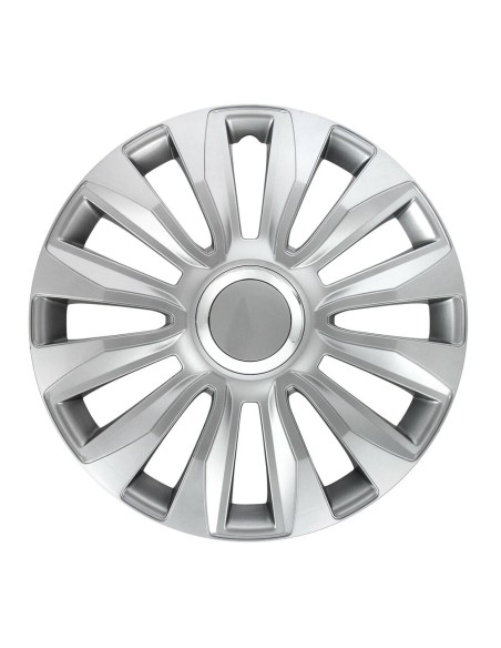 Set 4 copricerchi universali Avalone Pro silver in ABS 13 