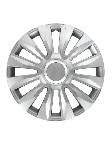 Set 4 copricerchi universali Avalone Pro silver in ABS 14 