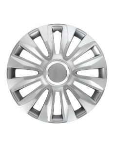 Set 4 copricerchi universali Avalone Pro silver in ABS 16 