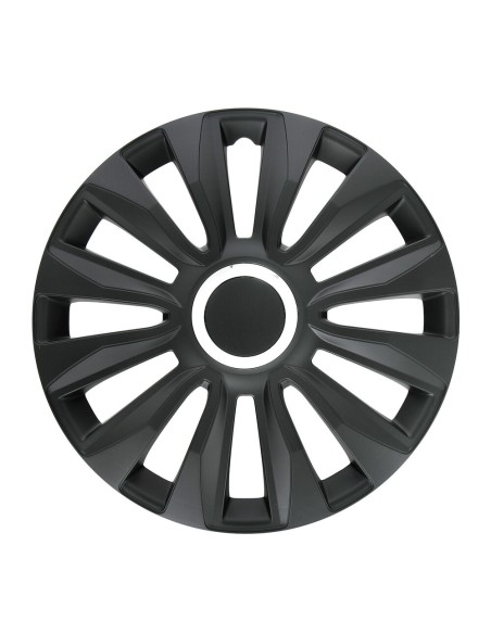 Set 4 copricerchi universali Avalone Pro black in ABS 16  Set 4 copricerchi universali Avalone Pro black in ABS 16