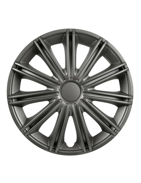 Set 4 copricerchi universali Nero Dark in ABS 13 