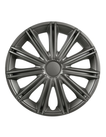 Set 4 copricerchi universali Nero Dark in ABS 16  Set 4 copricerchi universali Nero Dark in ABS 16