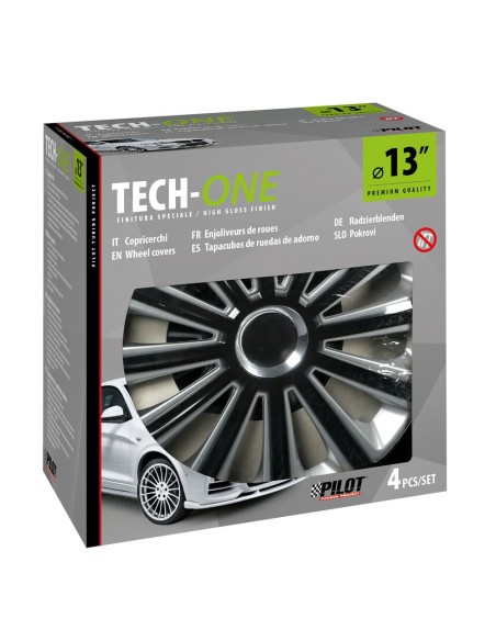 Set 4 copricerchi universali Trend DC RC in ABS 13 