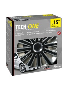 Set 4 copricerchi universali Trend DC RC in ABS 15  2