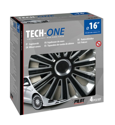 Set 4 copricerchi universali Trend DC RC in ABS 16