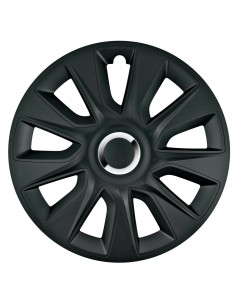 Set 4 copricerchi universali Stratos RC Black in ABS 13 