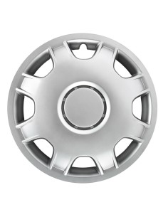 Set 4 copricerchi in ABS bombati furgoni camper colore grigio diametro 15 