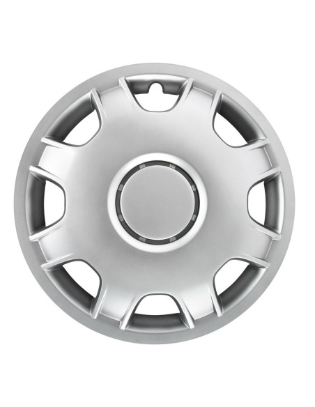 Set 4 copricerchi in ABS bombati furgoni camper colore grigio diametro 15 