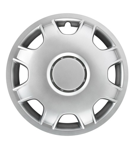 Set 4 copricerchi in ABS bombati furgoni camper colore grigio diametro 16