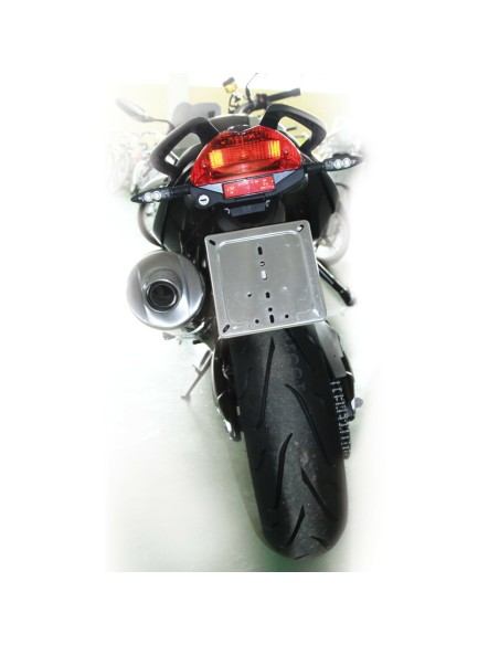 Porta targa in acciaio inox Cromo 185x185mm Porta targa in acciaio inox Cromo 185x185mm