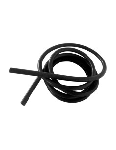 Tubo in silicone per aria ed acqua 2 metri interno 5mm esterno 10mm Nero