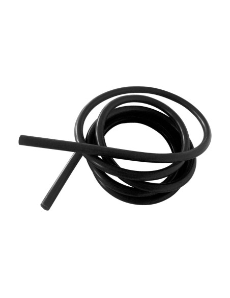 Tubo in silicone per aria ed acqua 2 metri interno 5mm esterno 10mm Nero
