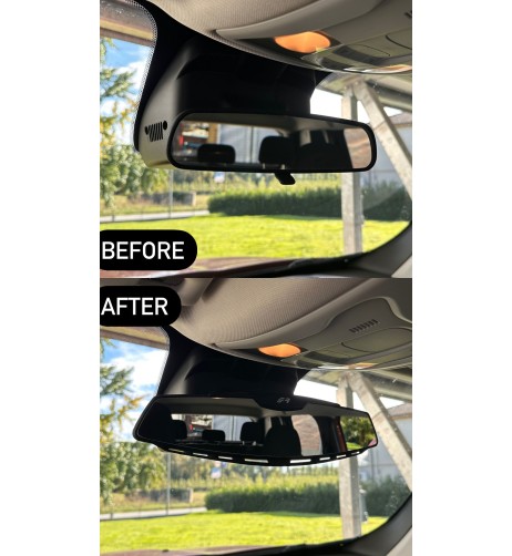 Specchio retrovisore fissaggio a clip Simoni Racing 35x9cm