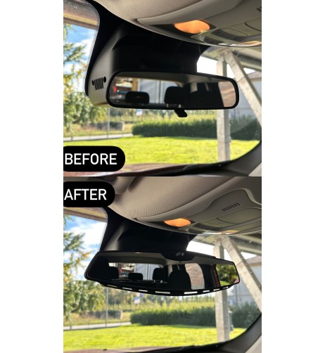 Specchio retrovisore fissaggio a clip Simoni Racing 35x9cm