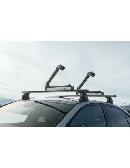Portasci e Snowboard NK 40 in alluminio per barre 4 sci o 2 snow