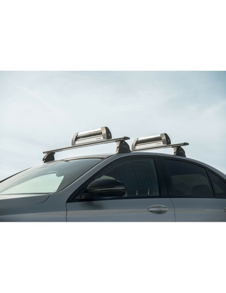 Portasci e Snowboard NK 40 in alluminio per barre 4 sci o 2 snow