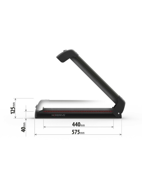 Portasci e Snowboard NK 40 in alluminio nero per barre 4 sci o 2 snow