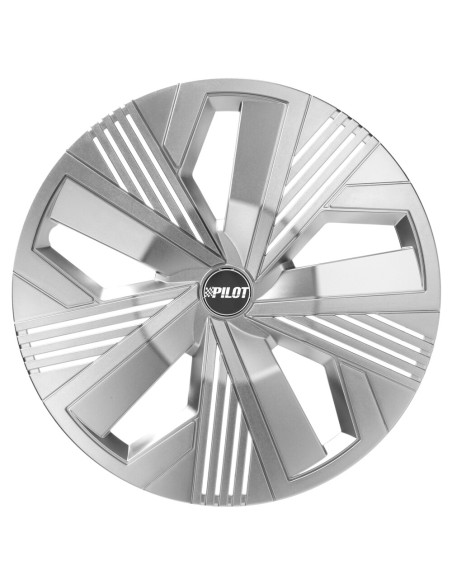 Set 4 copricerchi universali Blade Runner Argento in ABS 16 