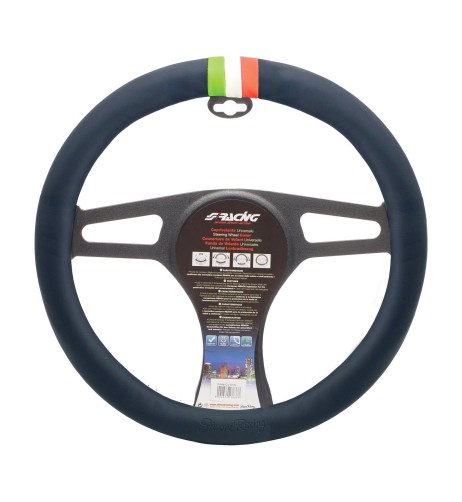 Coprivolante auto diametro 37 39cm inserto bandiera Italia Simoni Racing