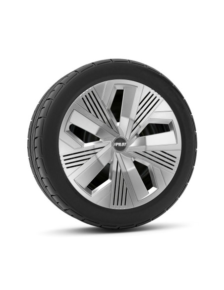 Set 4 copricerchi universali Blade Runner Argento in ABS 15 