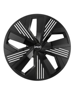 Set 4 copricerchi universali Blade Runner Nero in ABS 14