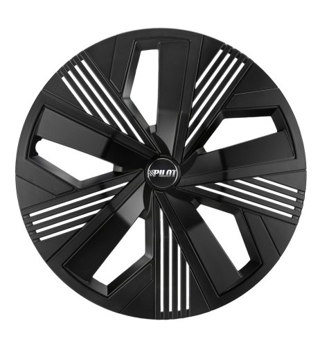 Set 4 copricerchi universali Blade Runner Nero in ABS 14