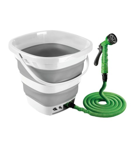 Secchio pieghevole con pompa a batteria ricaricabile 15L