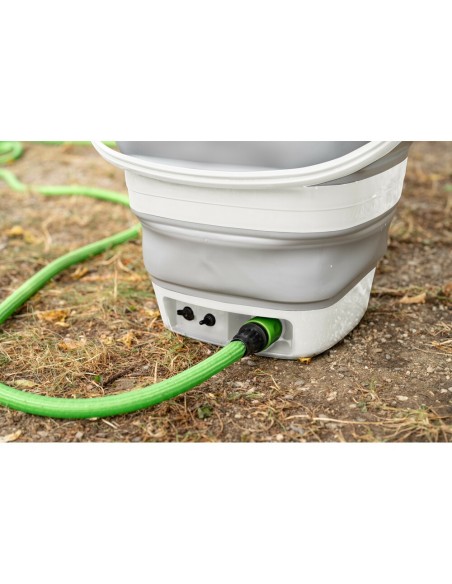 Secchio pieghevole con pompa a batteria ricaricabile 15L