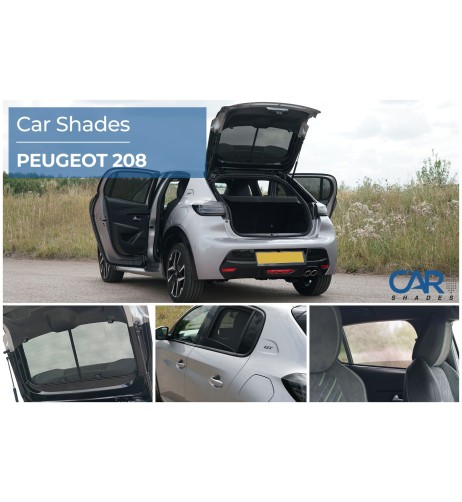 Kit tendine oscuranti parasole su misura Peugeot 208 dal 2019