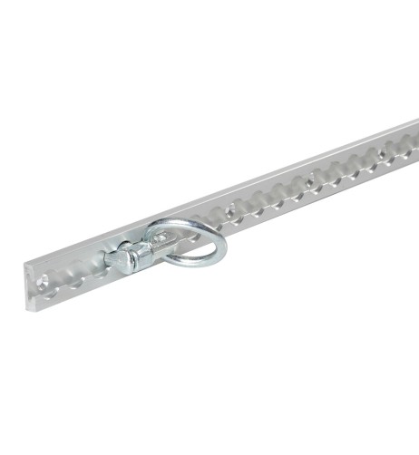 Anello di fissaggio con doppio perno per rotaie fermacarico a scorrimento T