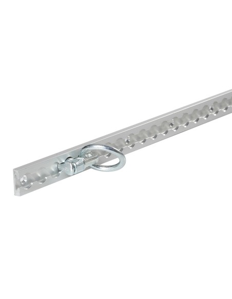 Anello di fissaggio con doppio perno per rotaie fermacarico a scorrimento T