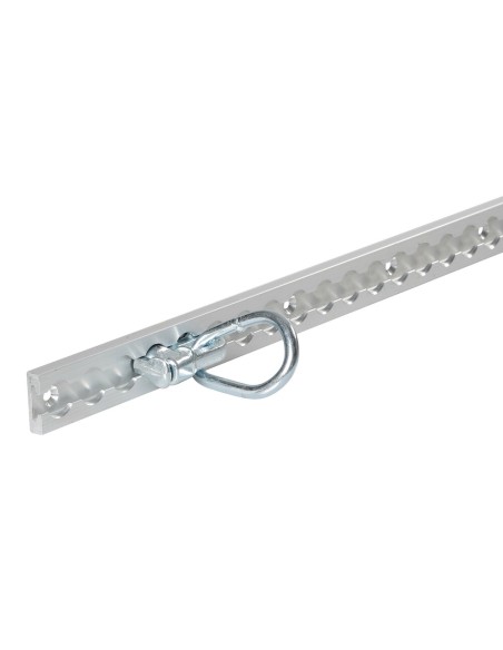 Anello di fissaggio con doppio perno per rotaie fermacarico a scorrimento T