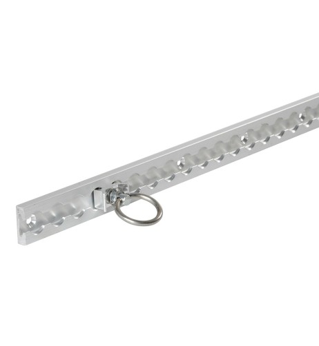 Anello di fissaggio con doppio perno per rotaie fermacarico a scorrimento T