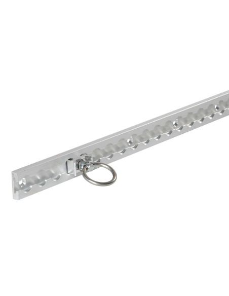 Anello di fissaggio con doppio perno per rotaie fermacarico a scorrimento T