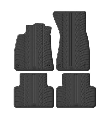 Set tappetini su misura gomma per Audi A5 Avant dal 2024