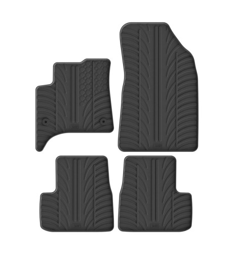 Set tappetini su misura gomma per Fiat Grande Panda Mild Hybrid dal 2025