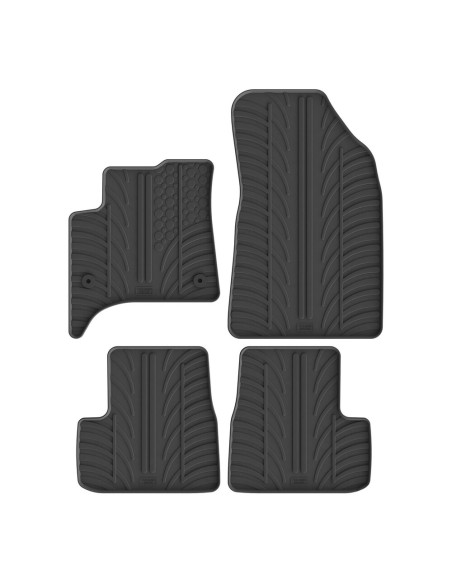 Set tappetini su misura gomma per Fiat Grande Panda Mild Hybrid dal 2025