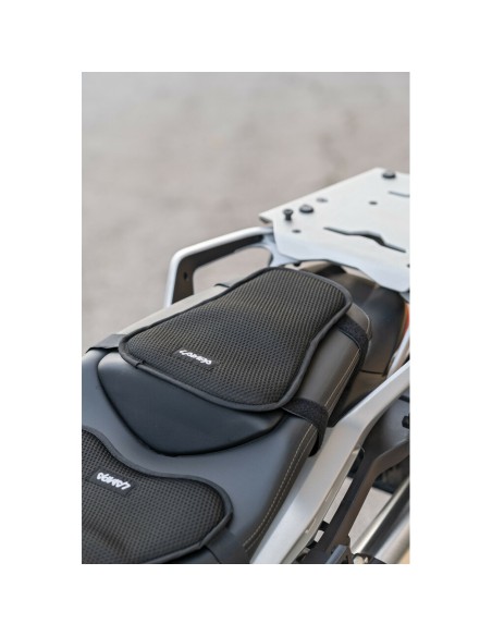 Cuscino traspirante in gel per moto e scooter taglia L 21x30cm