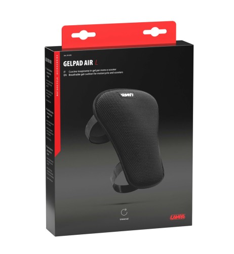 Cuscino traspirante in gel per moto e scooter taglia L 21x30cm