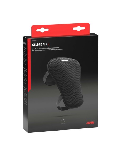 Cuscino traspirante in gel per moto e scooter taglia L 21x30cm